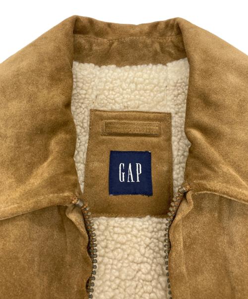 GAP（ギャップ）GAP (ギャップ) ［古着］スエードレザージャケット ブラウン サイズ:記載なしの古着・服飾アイテム