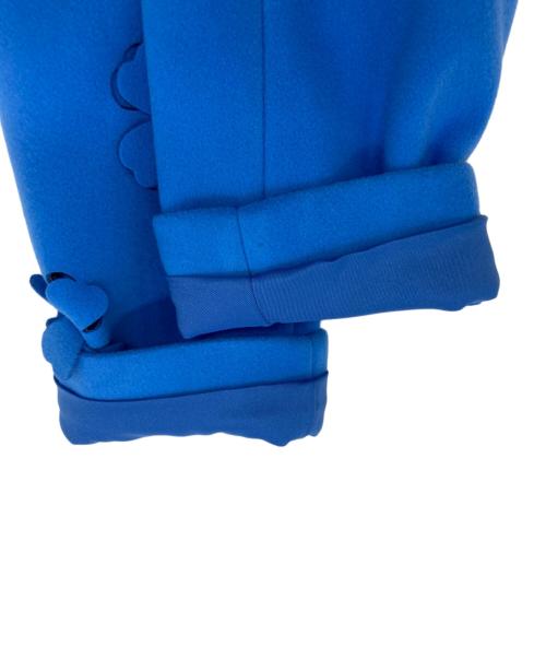 MUVEIL（ミュベール）MUVEIL (ミュベール) フラワーカットコート ブルー サイズ:36 未使用品の古着・服飾アイテム