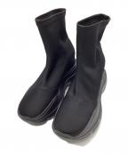 YELLOイエロ）の古着「ダブルスニーカーショートブーツ」｜ブラック