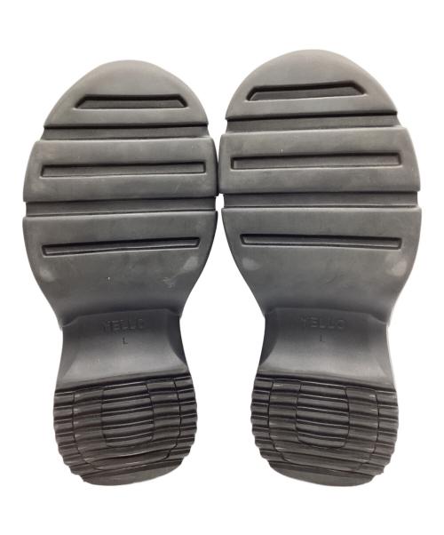 YELLO（イエロ）YELLO (イエロ) ダブルスニーカーショートブーツ ブラック サイズ:Lの古着・服飾アイテム