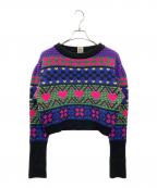 holidayホリデー）の古着「MULTI KNIT PUFF TOPS」｜マルチカラー