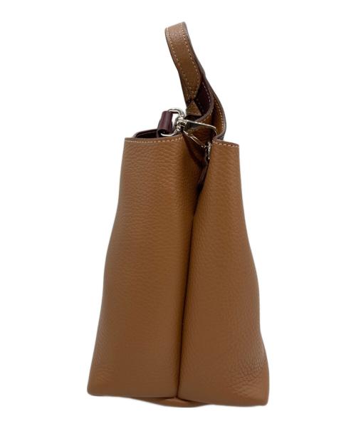 TOD'S（トッズ）TOD'S (トッズ) FLORIDA DOUBLE MINI ブラウンの古着・服飾アイテム