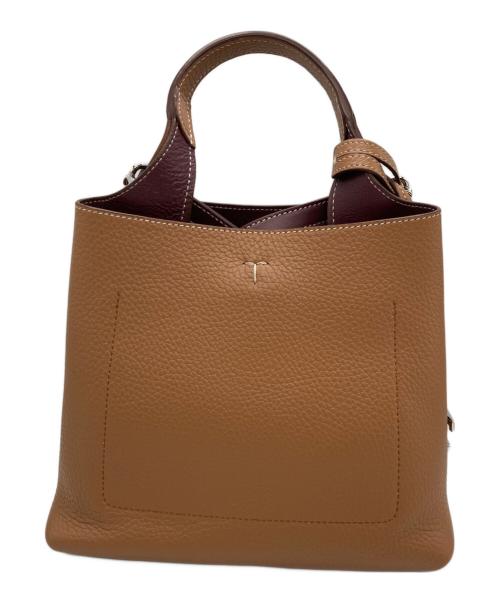 TOD'S（トッズ）TOD'S (トッズ) FLORIDA DOUBLE MINI ブラウンの古着・服飾アイテム