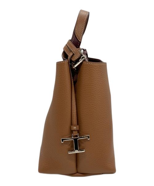 TOD'S（トッズ）TOD'S (トッズ) FLORIDA DOUBLE MINI ブラウンの古着・服飾アイテム