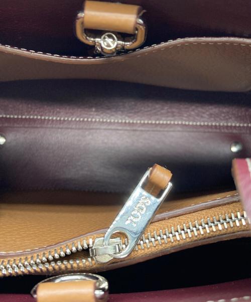 TOD'S（トッズ）TOD'S (トッズ) FLORIDA DOUBLE MINI ブラウンの古着・服飾アイテム