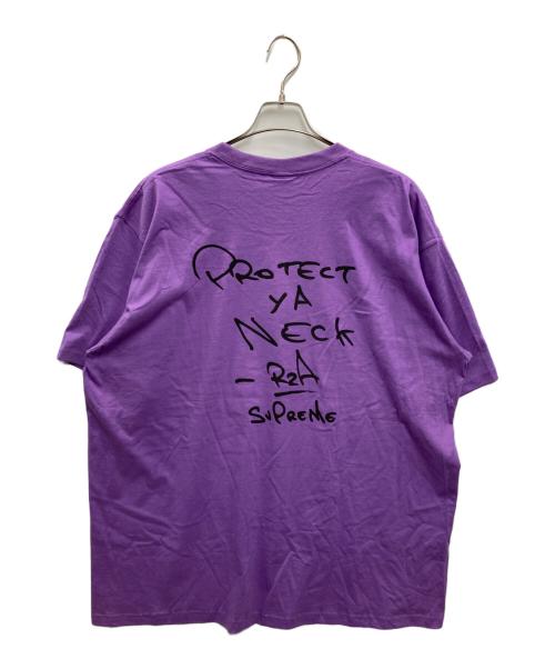 SUPREME（シュプリーム）Supreme (シュプリーム) Wu-Tang Clan RZA Tee パープル サイズ:XXLの古着・服飾アイテム