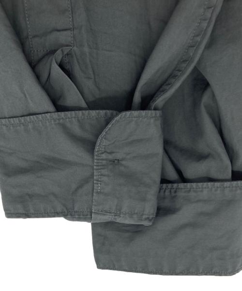 Graphpaper（グラフペーパー）Graphpaper (グラフペーパー) Broad L/S Oversized Band Collar Shirt グレー サイズ:1の古着・服飾アイテム