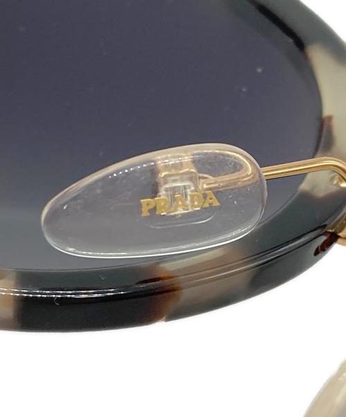PRADA（プラダ）PRADA (プラダ) PRADA サングラス ベージュ×パープル サイズ:54□23 140の古着・服飾アイテム