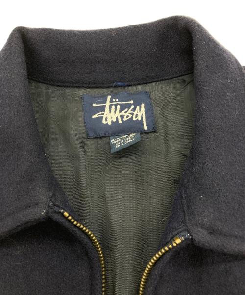 stussy（ステューシー）stussy (ステューシー) ［古着］ウールジップアップジャケット ネイビー サイズ:Mの古着・服飾アイテム