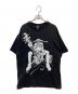 GEEKS RULE（ギークスルール）の古着「SILKSCREEN PRINTING T SHIRT(ハル子)」｜ブラック