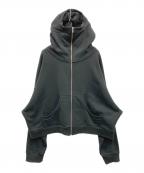 entire studiosエンタイアスタジオ）の古着「FULL ZIP HOODIE」｜ブラック
