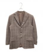 Belvestベルヴェスト）の古着「ウールチェックジャケット」｜ブラウン