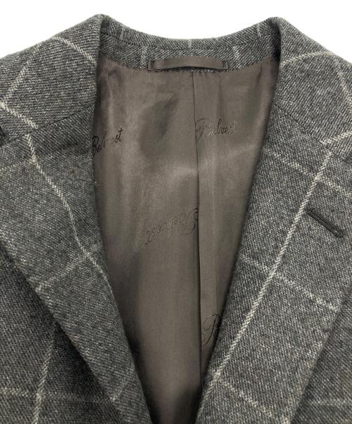Belvest（ベルヴェスト）Belvest (ベルヴェスト) ウールチェックジャケット ブラウン サイズ:44の古着・服飾アイテム