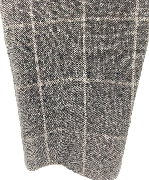 Belvest（ベルヴェスト）Belvest (ベルヴェスト) ウールチェックジャケット ブラウン サイズ:44の古着・服飾アイテム