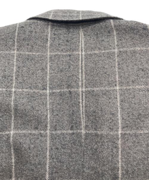 Belvest（ベルヴェスト）Belvest (ベルヴェスト) ウールチェックジャケット ブラウン サイズ:44の古着・服飾アイテム