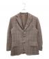 Belvest（ベルヴェスト）の古着「ウールチェックジャケット」｜ブラウン