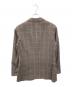 Belvest (ベルヴェスト) ウールチェックジャケット ブラウン サイズ:44：10000円