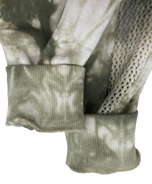 FORSOMEONE（フォーサムワン）FORSOMEONE (フォーサムワン) タイダイジップパーカー オリーブ サイズ:46の古着・服飾アイテム