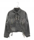 FORSOMEONEフォーサムワン）の古着「FO FR WORKER JACKET」｜グレー