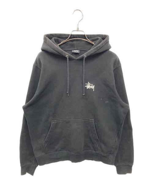 stussy（ステューシー）stussy (ステューシー) BASIC STUSSY HOODIE ブラック サイズ:Sの古着・服飾アイテム