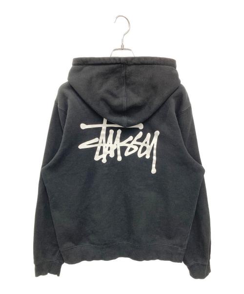 stussy（ステューシー）stussy (ステューシー) BASIC STUSSY HOODIE ブラック サイズ:Sの古着・服飾アイテム