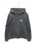 stussy（ステューシー）の古着「BASIC STUSSY HOODIE」｜ブラック