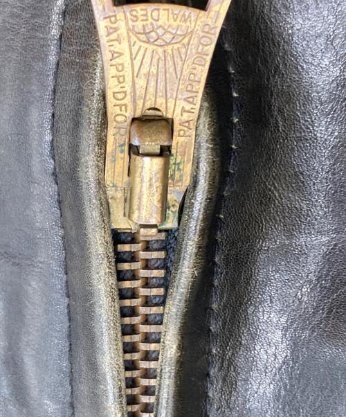 CALEE（キャリー）CALEE (キャリー) カウレザージャケット ブラウン サイズ:Lの古着・服飾アイテム