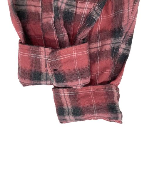 stussy（ステューシー）stussy (ステューシー) Beach Plaid Shirt レッド サイズ:Lの古着・服飾アイテム