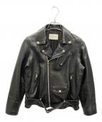 beautiful peopleビューティフルピープル）の古着「vintage leather riders jacket」｜ブラック