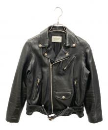 beautiful people（ビューティフルピープル）の古着「vintage leather riders jacket」｜ブラック