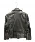 beautiful people (ビューティフルピープル) vintage leather riders jacket ブラック サイズ:160：20000円