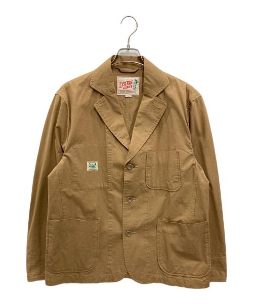 Hysteric Glamour（ヒステリックグラマー）Hysteric Glamour (ヒステリックグラマー) 3ツ釦 テーラード ジャケット ベージュ サイズ:Lの古着・服飾アイテム