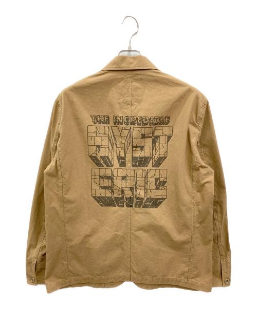 Hysteric Glamour（ヒステリックグラマー）Hysteric Glamour (ヒステリックグラマー) 3ツ釦 テーラード ジャケット ベージュ サイズ:Lの古着・服飾アイテム