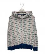 Hysteric Glamourヒステリックグラマー）の古着「総柄ジップパーカー」｜グレー