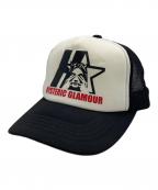 Hysteric Glamourヒステリックグラマー）の古着「STAR EVIL メッシュキャップ」｜ブラック
