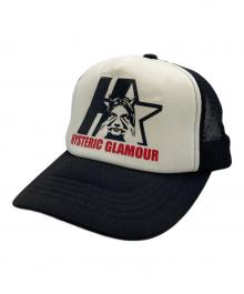 Hysteric Glamour（ヒステリックグラマー）の古着「STAR EVIL メッシュキャップ」｜ブラック
