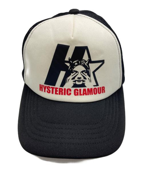 Hysteric Glamour（ヒステリックグラマー）Hysteric Glamour (ヒステリックグラマー) STAR EVIL メッシュキャップ ブラック サイズ:FREEの古着・服飾アイテム