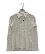 CARLAカーラ）の古着「Lady lace shirt」｜ホワイト