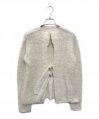 HYEONヘヨン）の古着「belt cardigan」｜ホワイト