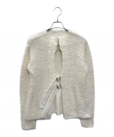 中古・古着通販】HYEON (ヘヨン) belt cardigan ホワイト サイズ:FREE