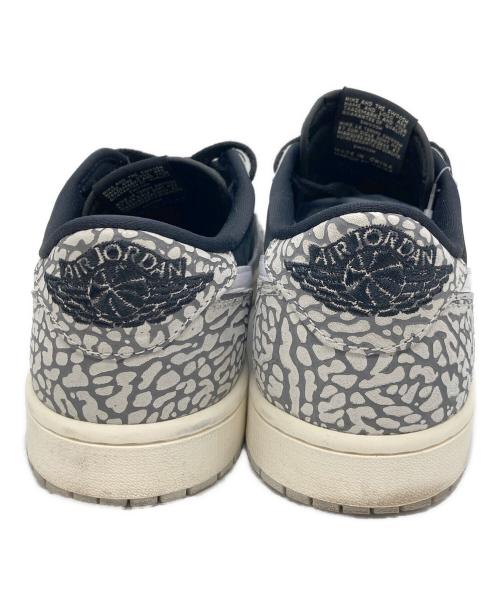 NIKE（ナイキ）NIKE (ナイキ) AIR JORDAN 1 LOW RETRO OG ブラック×グレー サイズ:27.5cmの古着・服飾アイテム