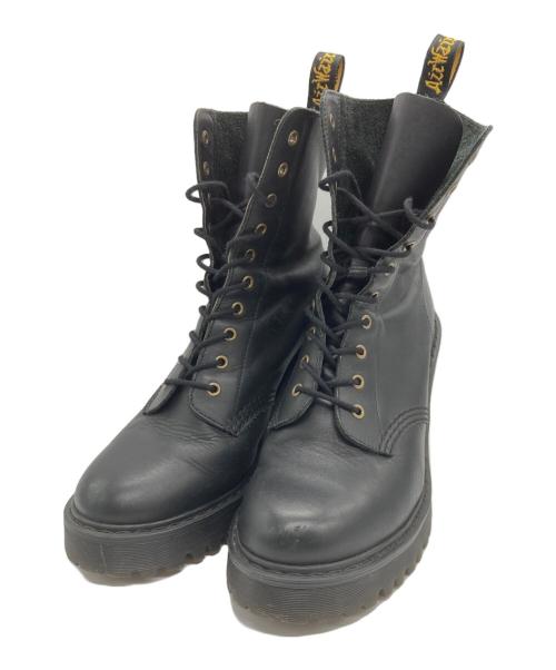Dr.Martens（ドクターマーチン）Dr.Martens (ドクターマーチン) KENDRA 10ホールブーツ ブラック サイズ:UK6の古着・服飾アイテム
