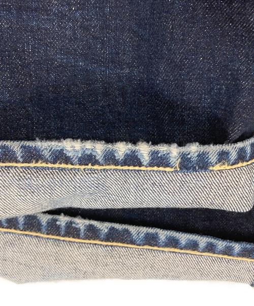 gold（ゴールド）GOLD (ゴールド) ONLY ARK (オンリーアーク) 別注 14oz. SELVEDGE DENIM 5POCKET PANTS インディゴ サイズ:Sの古着・服飾アイテム
