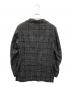 De Petrillo (デペトリロ) ウールシルクチェックテーラードジャケット ブラック サイズ:42：20000円