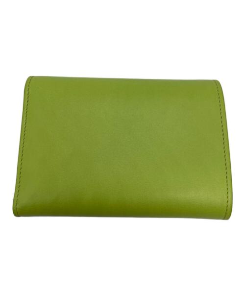 LOEWE（ロエベ）LOEWE (ロエベ) ペブル バーティカル ウォレット スモール メドウグリーンの古着・服飾アイテム