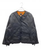 TAION×B:MING by BEAMSタイオン×ビーミングバイビームス）の古着「別注 ライナー ダウン ブルゾン ショート」｜ブラック