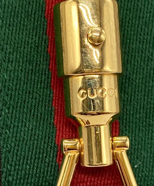 GUCCI（グッチ）GUCCI (グッチ) グッチ ジャッキー 1961 ミディアムバッグ ベージュ×ブラウンの古着・服飾アイテム