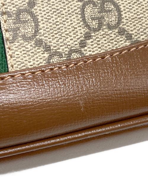 GUCCI（グッチ）GUCCI (グッチ) グッチ ジャッキー 1961 ミディアムバッグ ベージュ×ブラウンの古着・服飾アイテム