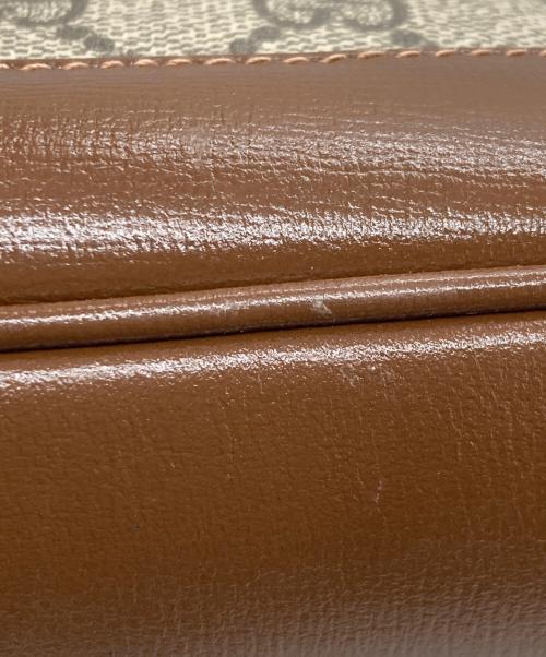 GUCCI（グッチ）GUCCI (グッチ) グッチ ジャッキー 1961 ミディアムバッグ ベージュ×ブラウンの古着・服飾アイテム