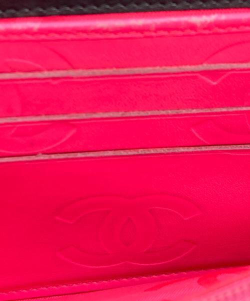 CHANEL（シャネル）CHANEL (シャネル) CHANEL カンボン 2つ折り財布 ブラックの古着・服飾アイテム